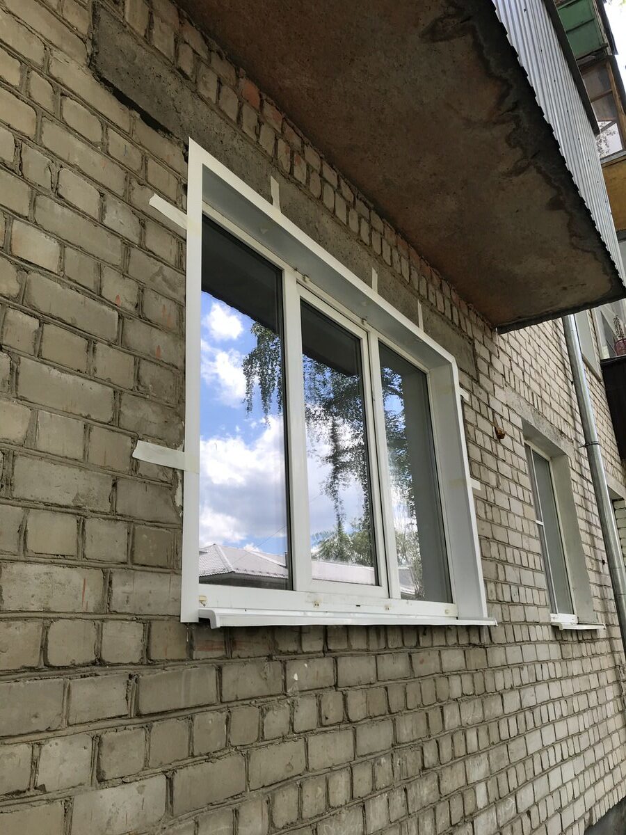 Монтаж отливов для пластиковых окон в Самаре